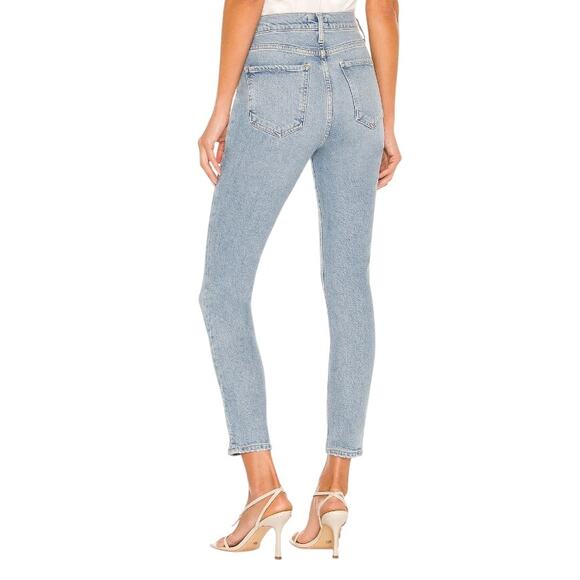 AGOLDE Nico High Rise Slim Jean in Cliffside Button Fly size 25 - Picture 8 of 8